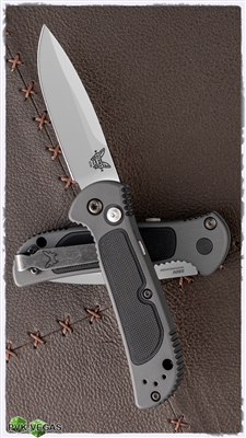 Benchmade 9750 Mini Coalition Gray w/Black Inlays