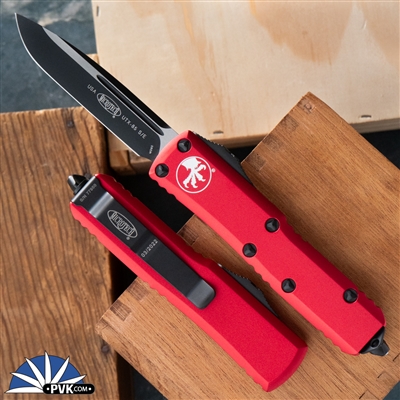 Microtech UTX-85 S/E 231-1RD Black Red Handle