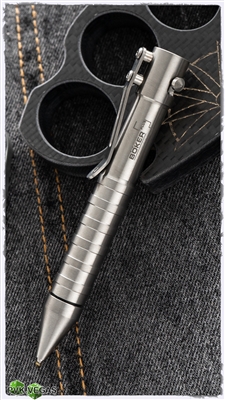 Boker Plus K.I.D. Cal .50 Tactical Defense Pen Titanium