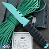 Blackside Customs Americana Tuffany Blue Magnacut Blade, Bastinelli Wrap Handle