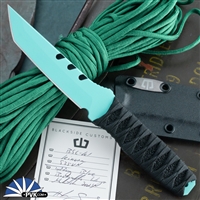 Blackside Customs K1 Kimura Tuffany Blue S35VN Blade, Bastinelli Wrap Handle