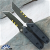 Blackside Customs K1 Kimura Bounty Hunter Edition, OD Green Magnacut Blade W/Red & Yellow, Black G10 Handle