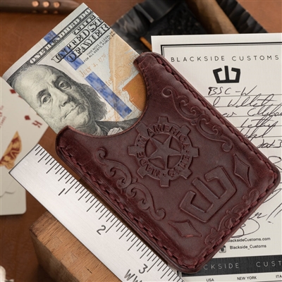 Blackside Customs/Starlingear Card Wallet "Made In America Club & Slickster"