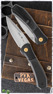 Buck Paradigm Shift Automatic, Black G-10, 3" Satin CPM-S35VN