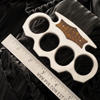 BURN Custom 4 Finger Knuckles Stainless Steel 1/2" Juma Komodo Onlays