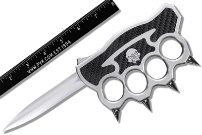 BURN Custom D/A OTF Razor Knuckle Stainless Steel/Satin Finish Cobra
