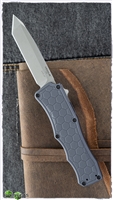 Hogue Out The Front Automatic Exploit 3.5" Tumbled Tanto Blade, Gray Aluminum Frame