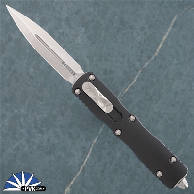 Microtech Dirac 225-4 Satin Blade, Black Handle 02/2019 Prototype #015