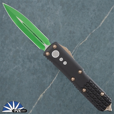 Microtech UTX-85 232-1JM Double Edge Green Blade, Jedi Master Handle 04/2016 #101