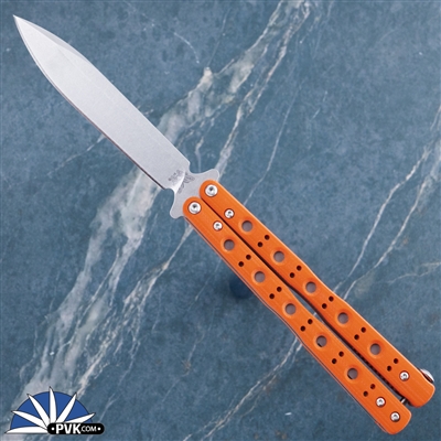Collection Piece - Benchmade 51-1801 Morpho Stonewash Blade, Orange G10 Scales. 6/19