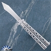 Collection Piece - Benchmade 67 Tanto Blade, Stainless Steel Skeletonized Handle, 2/19