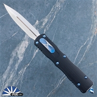 Collection Piece - Marfione Custom Dirac Delta Mirror Polish Blade, Hefted Alloy With Ringed Blue Ti HW 07/2020