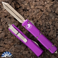 Microtech Ultratech  Spartan 223-13VI Bronzed Violet Handle