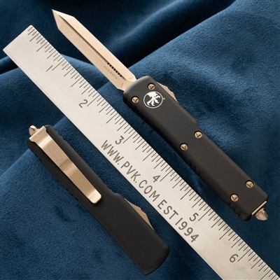 Microtech UTX-70 Spartan 249-13 Bronze Finish Blade Bronze HW