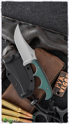 CRKT Folts Minimalist Persian Neck Knife Green G-10