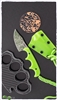 CRKT Folts Minimalist Bowie Neck Knife Green "Gears"