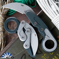 CRKT 4045 Kinematic Provoke Compact Folding Karambit 2.26" D2 Stonewash Blade, Aluminum Handles