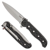 CRKT Carson M16-01Z Clip Point Plain Blade Black Steel Handles