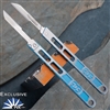 EOS Custom Scalpel, #14 Blade, Aqua & Satin Skeletonized Handle PVK Exclusive