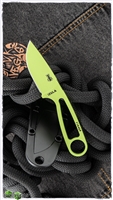 ESEE Izula Fixed Blade Neck Knife + Kit Extras, 2.875" Venom Green Steel Blade