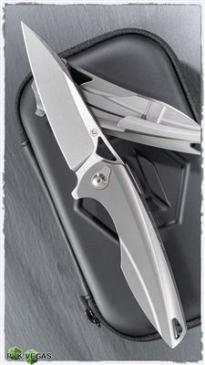 BRS E-Volve Eon Integral Frame Lock Knife Titanium Elijah Isham Design