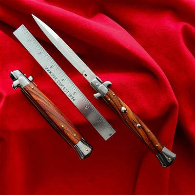 Frank B Italian Stiletto 11" Bayonet Blade Cocobolo Wood