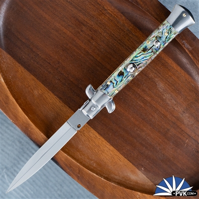 Frank B Italian Stiletto 9" Dagger Blade, Abalone(23CM)