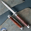 Frank Beltrame 11" Italian Swinguard Bayonet Blade, Cocobolo Wood (28CM)