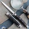 Frank Beltrame 11" Italian Swinguard Dagger Blade, B&W Buffalo Horn (28CM)