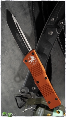 Microtech Combat Troodon T/E 144-1OR Black Blade Orange Handle