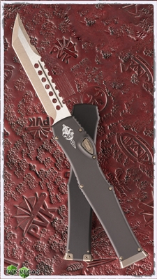 Signature Series Microtech HALO 6 Hellhound Bronzed Blade & HW