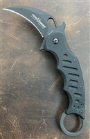 Fox Knives Karambit, Black Aluminum, 3.2" Black N690