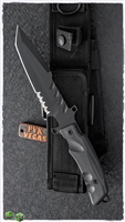 Ruko-Fox Knives Predator 1 Fixed Blade Knife Black FX-G2B