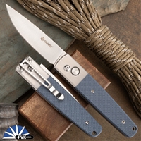 Ganzo Auto Drop Point Satin Blade Gray G10 G7211-GY