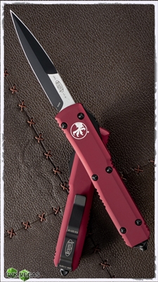 Microtech Ultratech Bayonet 120-1MR Black Blade Merlot Handle