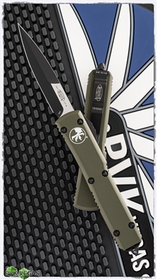 Microtech Ultratech Bayonet 120-1OD Black Blade OD Green Handle