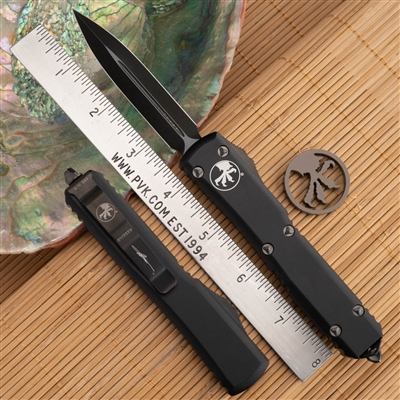 Microtech Ultratech D/E 122-1DLCT Black DLC Blade Tactical