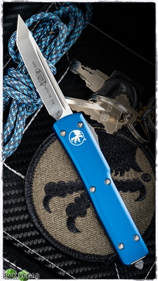 Microtech UTX-70 T/E 149-4BL Satin Blade Blue Body