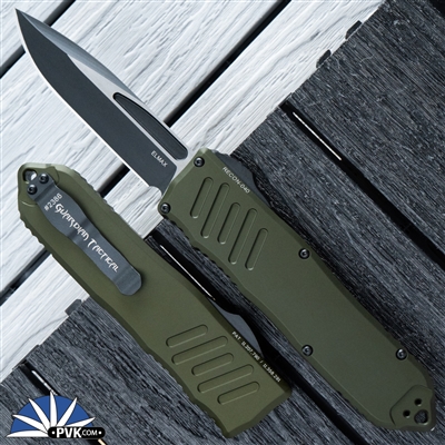 Guardian Tactical RECON-040 Single Edge, Two Tone Blade, OD Green Handle, 118211