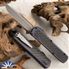 Guardian Tactical Scout Stonewash Single Edge, Gray Handle Carbon Fiber Inlay 142511