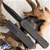 Guardian Tactical Scout Dark Stonewash Single Edge, Gray Handle Carbon Fiber Inlay 142611