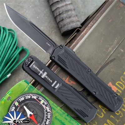 Guardian Tactical Scout Black Single Edge, Black Handle Tactical 143111