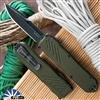 Guardian Tactical RECON-035 G2 Single Edge, Dark Stonewash Blade, OD Green Handle, 98611-G2OD