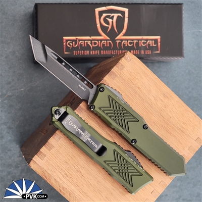 Guardian Tactical GTX-025 12-8121 Tanto Black Blade, OD Green Handle