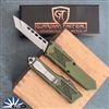 Guardian Tactical GTX-025 12-8521 Tanto Stonewash Blade, OD Green Handle