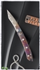 Glenn Waters Hayabusa 2 Skulls, Damasteel,  Titanium With Timascus Inlays And Silver Skulls