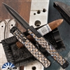 Heretic Knives Cleric II DLC Magnacut Double Edge With Flamed Inlay