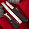Heretic Knives Colossus Stonewash Single Edge Serrated Black Chassis Standard Clip & Hardware H039-2B