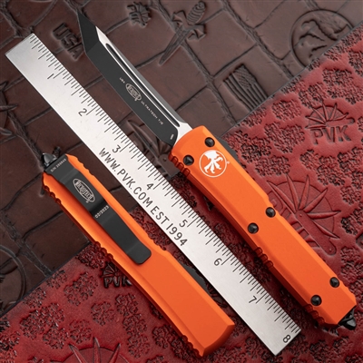 Microtech Ultratech T/E 123-1OR Black Blade Orange Handle