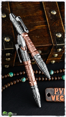 Heretic Knives Modular Pen Thoth Titanium Copper Barrel